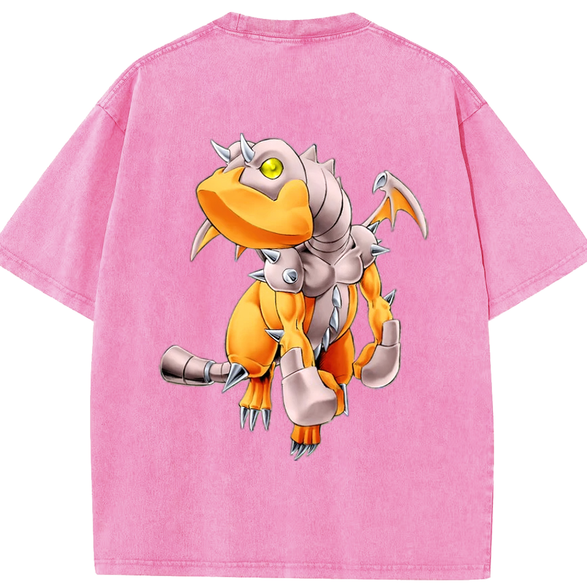 （画像用） 遊☆戯☆王 Yu-Gi-Oh! 綿100% ヴィンテージ風 半袖Tシャツ（背面プリント）